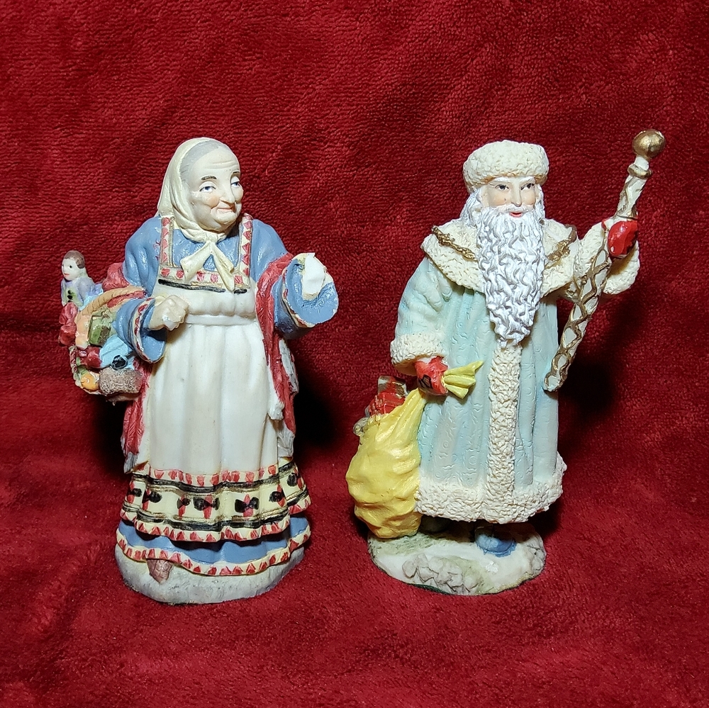 Vintage International Resourcing Russia 1993 Grandfather Frost & 1992 Babouschka